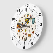 Fijn bijen woord kunst grote klok (Hoek)