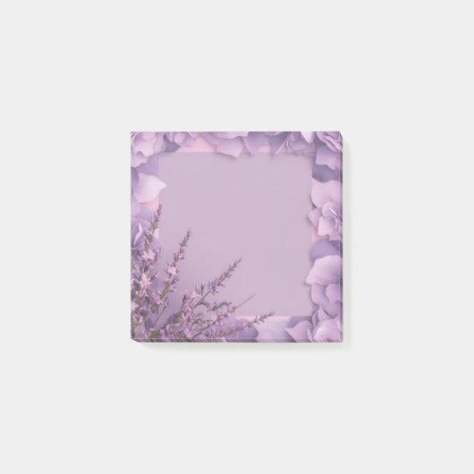 Fijn bloemig Lijst Post-it® Notes (Voorkant)