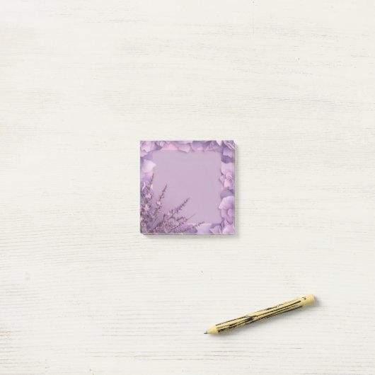 Fijn bloemig Lijst Post-it® Notes (Op bureau)