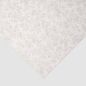 Fijn Bord Goud Bloemen Weefsel Papier (Detail)