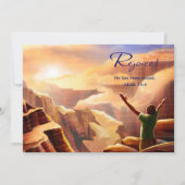 Fijn. Christelijk Religieus Pasen Feestdagenkaart (Voorkant)