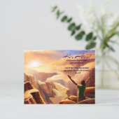 Fijn. Christelijke Religieuze Aangepaste Pasen Feestdagenkaart (Staand voorkant)