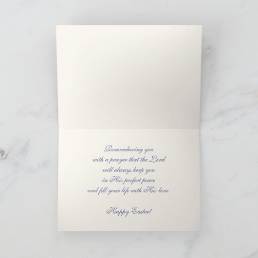 Fijn. Christelijke Religieuze Pasen Kaart (Binnen)