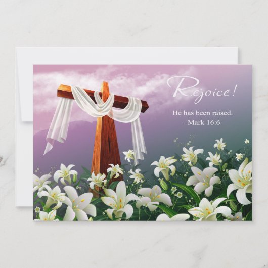 Fijn. Christelijke Religieuze Pasen Kaarten (Voorkant)