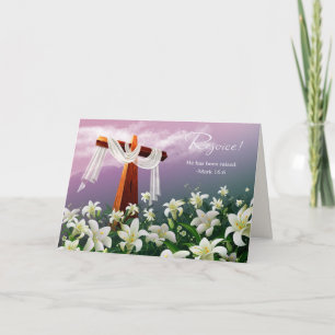 Fijn. Christelijke Religieuze Pasen Kaarten