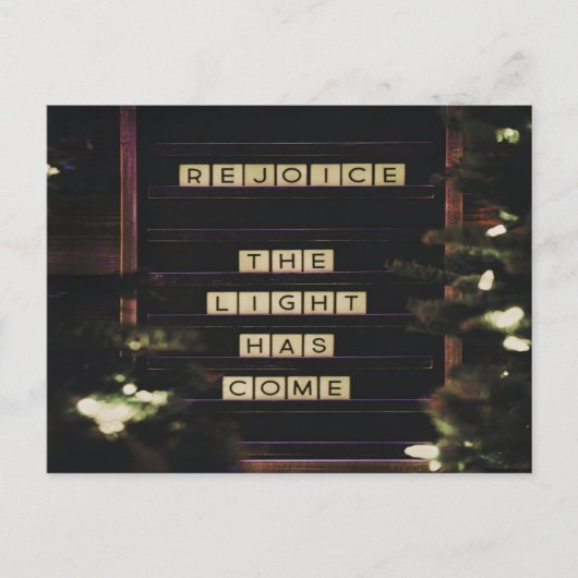 Fijn dat het licht is gekomen bij de isaiah 60 Bij Briefkaart (Voorkant)