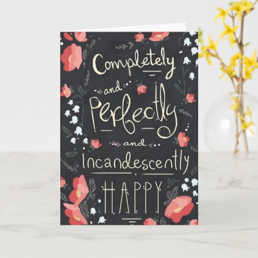 FIJN DAT IK MIJN VERJAARDAG DEEL MET "JIJ!" KAART (Gele Bloem)