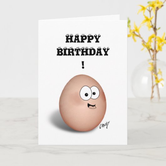 Fijn dat je bent uitgekomen! FIJNE VERJAARDAG! Kaart (Gele Bloem)