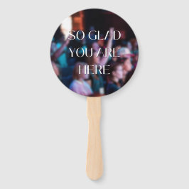 Fijn dat je hier bent Hand Fan Handwaaier