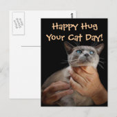 Fijn dat je je kat laat zien. briefkaart (Voorkant / Achterkant)