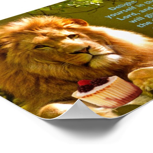 Fijn dat u in de hemel bent. poster (Hoek)