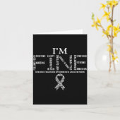 Fijn Ehlers Danlos Syndroom Eds Bewustzijn Zebra Kaart (Gele Bloem)