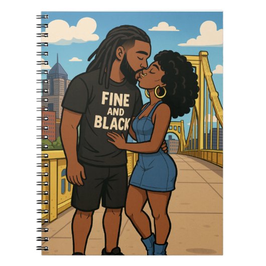 Fijn en zwart in de 412 notitieboek (Voorkant)