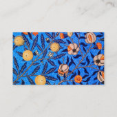 Fijn Fruit  William Morris Pattern Visitekaartje (Achterkant)