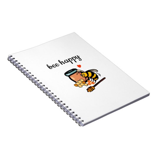 Fijn gele en blauwe woordkunst notitieboek (Rechterzijde)