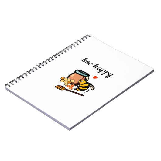 Fijn gele en blauwe woordkunst notitieboek (Linkerzijde)