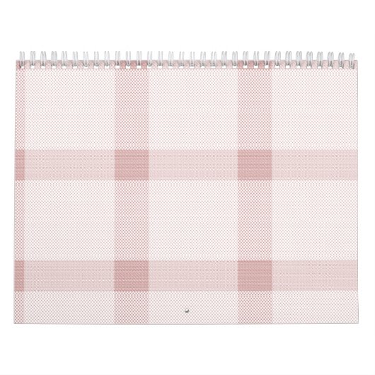 Fijn, herhalend, ruitvormig netpatroon met kalender (Hoes)