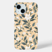 Fijn jasmijnpatroon Case-Mate iPhone case (Achterkant)