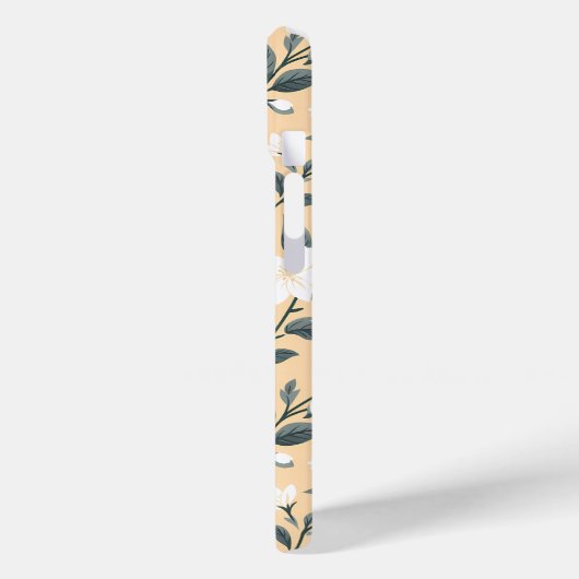 Fijn jasmijnpatroon Case-Mate iPhone case (Achterkant / Links)