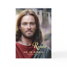 Fijn. Jezus is Risen. Pasen Wenskaarten
