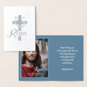 Fijn. Jezus is Risen. Religieuze Pasen Folie Kaarten (Display)