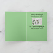 Fijn Jubileum gefeliciteerd Hummingbird Kaart (Binnen)