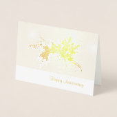 Fijn Jubileum met Autumn Swag Folie Kaarten (Voorkant)