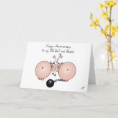 Fijn Jubileum met mijn oude bal en ketting! Kaart (Gele Bloem)