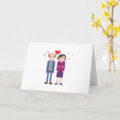 Fijn Jubileum oma en opa! Kaart (Gele Bloem)