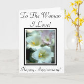 Fijn Jubileum voor haar Kaart (Gele Bloem)