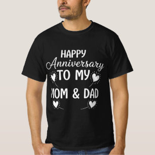 Fijn Jubileum voor mama en papa T-shirt