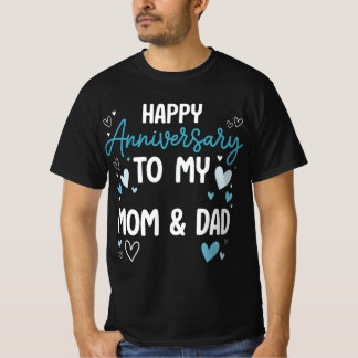 Fijn Jubileum voor mama en papa T-shirt
