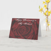 Fijn Jubileum voor mijn man Kaart (Gele Bloem)