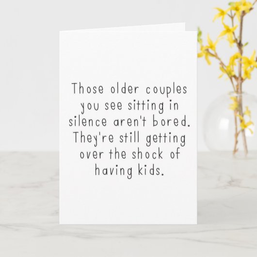 Fijn Jubileum (we hebben het gehaald) Kaart (Gele Bloem)