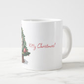 Fijn Kat kerst Grote Koffiekop (Voorkant rechts)