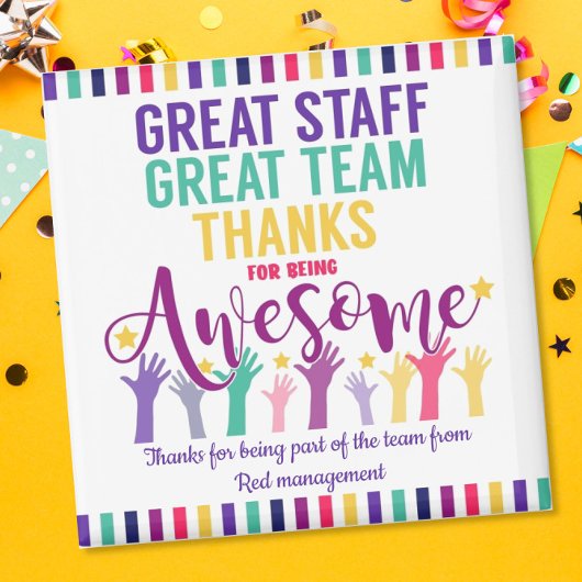 Fijn kerstfeest bedankt je cadeau magneet