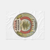 Fijn koper gedistilleerde Bourbon whisky. Fleece Deken (Voorkant (Horizontaal))