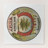 Fijn koper gedistilleerde Bourbon whisky. Legpuzzel (Horizontaal)