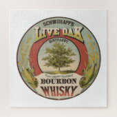 Fijn koper gedistilleerde Bourbon whisky. Legpuzzel (Verticaal)