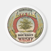 Fijn koper gedistilleerde Bourbon whisky. Magneet (Voorkant)