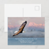 Fijn Kunst Blank met vleugels als adelaars Briefkaart (Voorkant / Achterkant)
