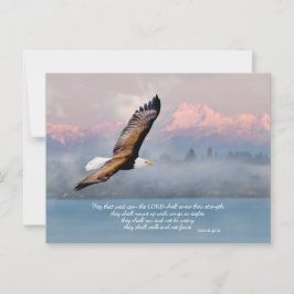 Fijn Kunst Blank met vleugels als adelaars Briefkaart