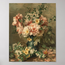 Fijn Kunst Posterprint Bloemstilleven Poster