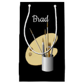 Fijn Kunstpalet en penselen op maat Klein Cadeauzakje (Voorkant)