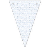 Fijn, lichtblauw patterend ontwerp dat zich herhaa vlaggetjes (Derde vlag)