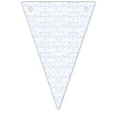 Fijn, lichtblauw patterend ontwerp dat zich herhaa vlaggetjes (Tweede vlag)