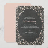 Fijn Lijst | uitnodiging tot baby shower (Voorkant / Achterkant)