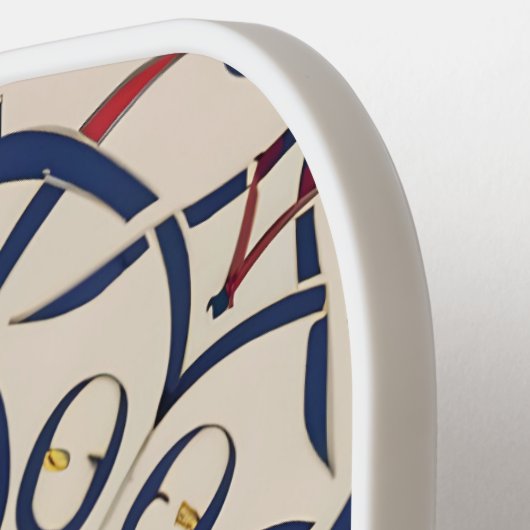 fijn mozaïek pickleball paddle (Links Detail)