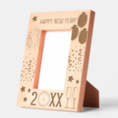 Fijn nieuwjaarsfeest Gepersonaliseerd Gegraveerde Lijstjes (Links)