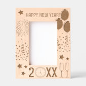 Fijn nieuwjaarsfeest Gepersonaliseerd Gegraveerde Lijstjes (Voorkant)